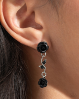 ROSE Without Saying... Earring: "Led by the ROSE - Bracelet: "Roses Supposes" - Black