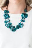 Paparazzi Wonderfully Walla Walla Necklace - Blue - ChiTown Chick Bling Boutique 