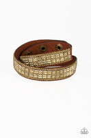 Paparazzi Rock Band Refinement Brass Bracelet