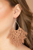 Paparazzi Oh MACRAME, Oh My Earrings - ChiTown Chick Bling Boutique 