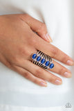 Paparazzi Bling Your Heart Out Ring- Blue - ChiTown Chick Bling Boutique 