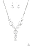 Paparazzi Legendary Luster Necklace- white - ChiTown Chick Bling Boutique 