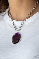 Paparazzi  Light as Heir Necklace- Purple - ChiTown Chick Bling Boutique 