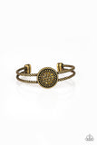 Paparazzi Definitely Dazzling Brass Bracelet