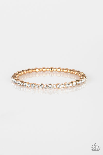 Paparazzi Seven Figure Fabulous Gold Bracelet