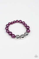 Paparazzi All Dressed UPTOWN Purple Bracelet