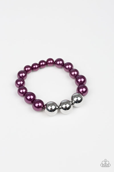 Paparazzi All Dressed UPTOWN Purple Bracelet