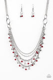 Paparazzi Financially Fabulous Red Necklace