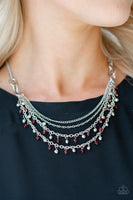 Paparazzi Financially Fabulous Red Necklace