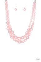 Paparazzi The More The Modest - Pink Necklace