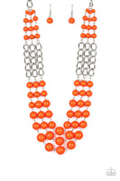 Paparazzi A La Vogue Orange Necklace