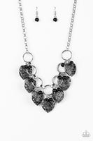 Paparazzi Very Valentine Black Necklace