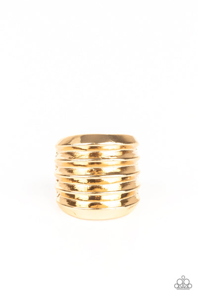 Paparazzi Hit Em Where It Hurts Gold Ring