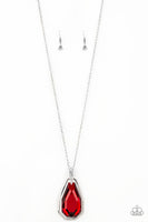 Maven Magic - Red Necklace - ChiTown Chick Bling Boutique 