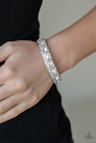 Blinged Out - White Bracelet - ChiTown Chick Bling Boutique 