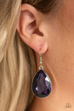 Paparazzi Limo Ride - Purple Earrings - ChiTown Chick Bling Boutique 