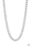 Omega - Silver Mens Chain - ChiTown Chick Bling Boutique 