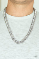 Omega - Silver Mens Chain - ChiTown Chick Bling Boutique 