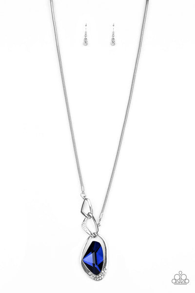 Optical Opulence - Blue Necklace - ChiTown Chick Bling Boutique 