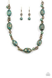 Gatherer Glamour - Brass Necklace - ChiTown Chick Bling Boutique 