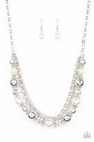 Paparazzi 5th Avenue Romance White Necklace