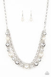 Paparazzi 5th Avenue Romance White Necklace