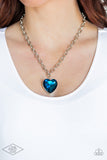 Paparazzi Flirtatiously Flashy Blue Necklace - Life Of The Party