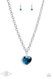 Paparazzi Flirtatiously Flashy Blue Necklace - Life Of The Party