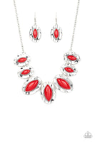 Paparazzi Terra Color Red Necklace