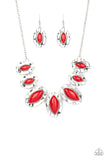 Paparazzi Terra Color Red Necklace