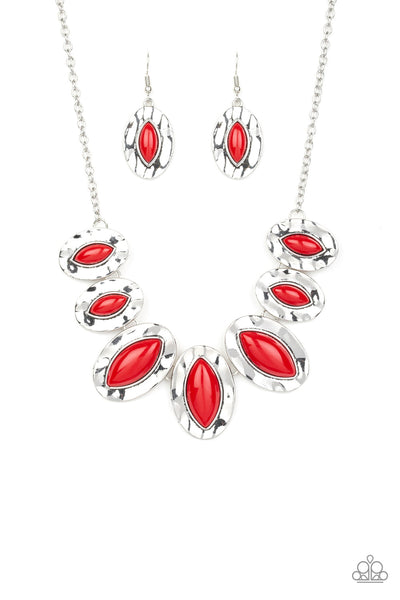 Paparazzi Terra Color Red Necklace