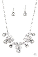 Paparazzi Debutante Drama - White Necklace - ChiTown Chick Bling Boutique 