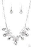 Paparazzi Debutante Drama - White Necklace - ChiTown Chick Bling Boutique 