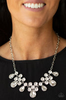 Paparazzi Debutante Drama - White Necklace - ChiTown Chick Bling Boutique 