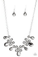 Paparazzi Debutante Drama Silver Necklace