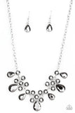 Paparazzi Debutante Drama Silver Necklace