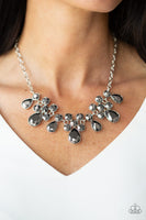 Paparazzi Debutante Drama Silver Necklace