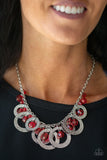 Paparazzi Turn It Up Red Necklace