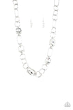 Paparazzi Urban District White Necklace