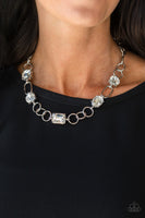 Paparazzi Urban District White Necklace