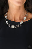 Paparazzi Urban District White Necklace