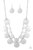 Paparazzi Stop and Reflect Silver Necklace