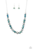 Paparazzi Jewel Jam Necklace - Blue - ChiTown Chick Bling Boutique 