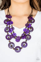 Paparazzi Catalina Coastin Necklace - Purple - ChiTown Chick Bling Boutique 