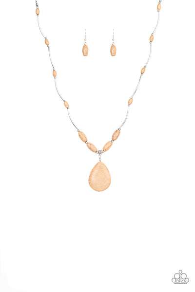 Paparazzi Explore the Elements Necklace- Brown - ChiTown Chick Bling Boutique 