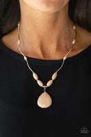 Paparazzi Explore the Elements Necklace- Brown - ChiTown Chick Bling Boutique 