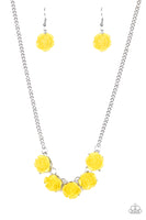 Paparazzi Garden Party Posh Yellow Necklace