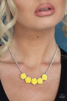 Paparazzi Garden Party Posh Yellow Necklace