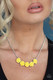 Paparazzi Garden Party Posh Yellow Necklace