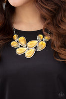 Paparazzi Iridescently Irresistible Yellow Necklace
